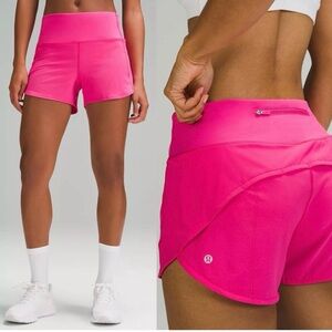 Lululemon Speed Up Shorts In Sonic Pink $68